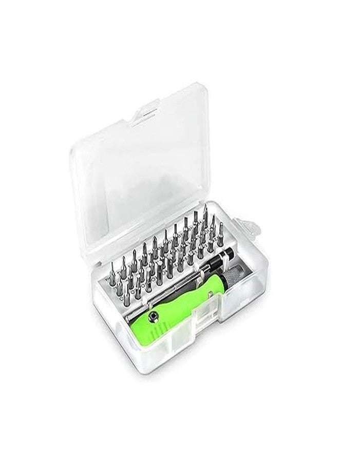 Yuganshu 32 in 1 Interchangeble Multipurpose Mini Screwdriver Set Magnetic Slot Wrench Bits Repair Tools Kit Set Combination Screwdriver Set for Home Appliance,Laptop,Mobile,Computer(Multicolor) - Image 1